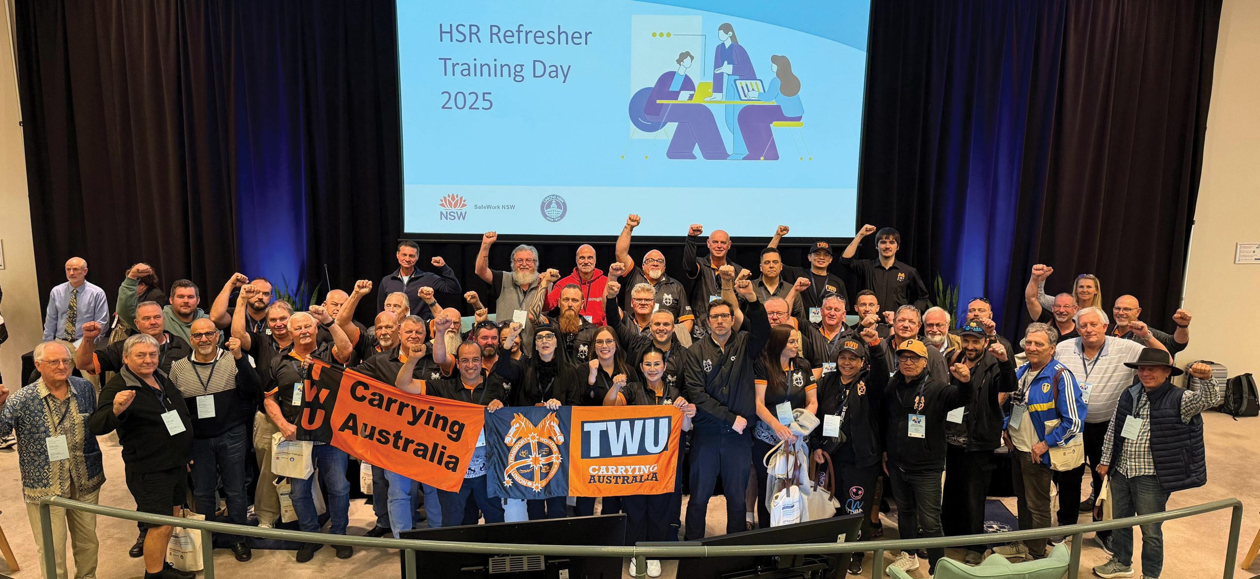 TWU LEADERS IN SAFETY AT HSR CONFERENCE - Transport Workers’ Union NSW