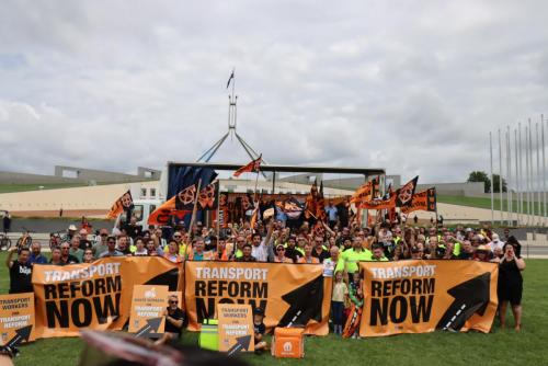 Transport Reform Now: Taking the message to Canberra